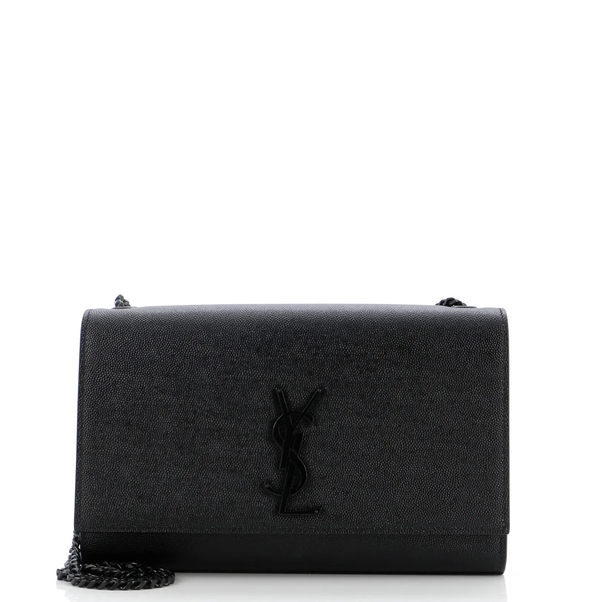 Classic Monogram Crossbody Bag Grainy Leather Medium - Deep Luxury