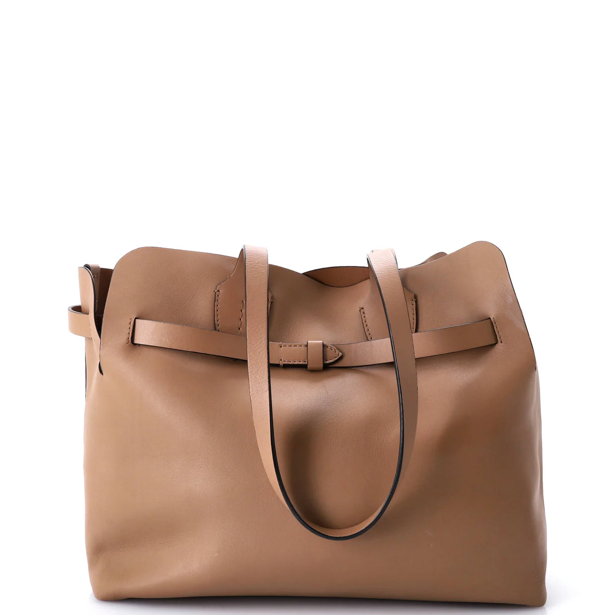 Belt Soft Tote Leather Medium - Deep Luxury