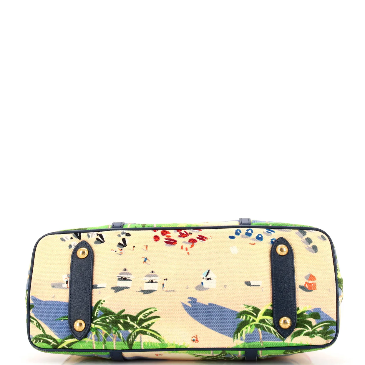 Ailleurs Cabas Limited Edition Printed Canvas PM - Deep Luxury