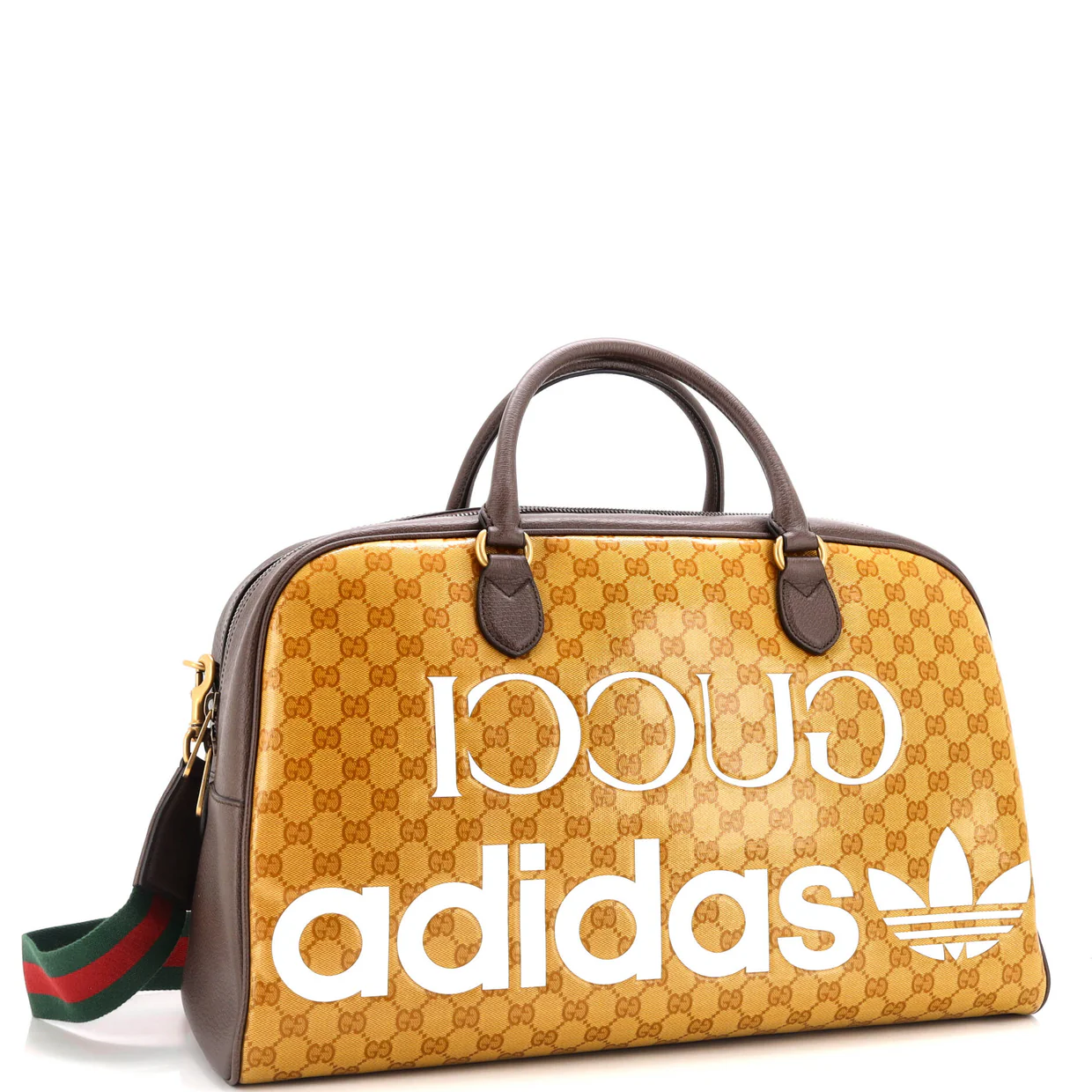 x adidas Duffle Bag GG Coated Canvas Large - Deep Luxury