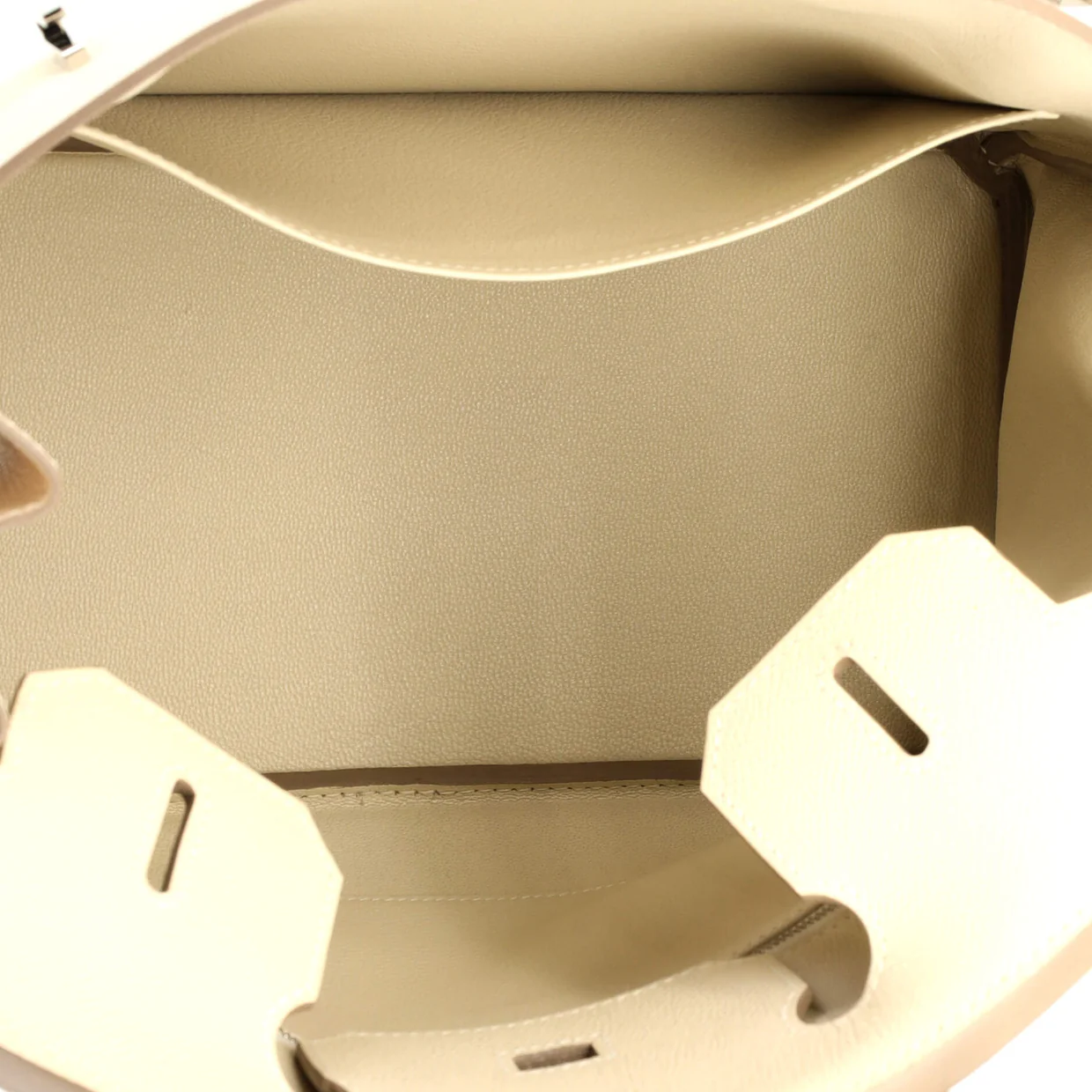 Birkin Handbag Light Epsom with Palladium Hardware 30 - Deep Luxury