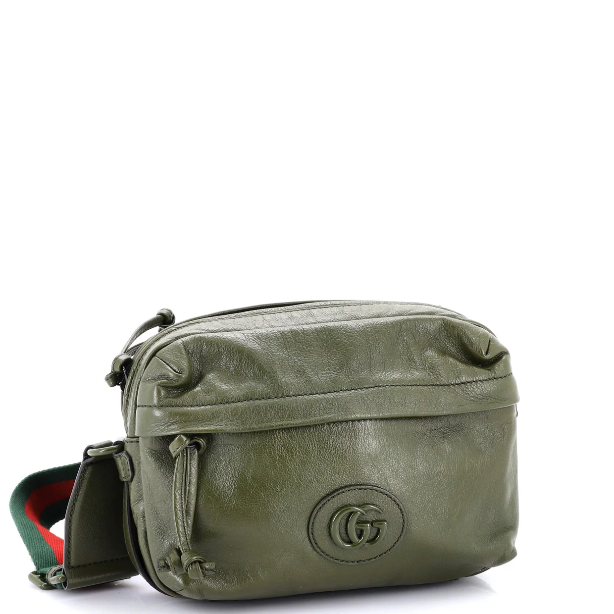 Tonal Double G Shoulder Bag Leather - Deep Luxury