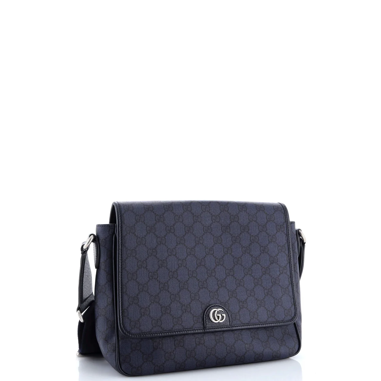 Ophidia Flap Messenger Bag GG Coated Canvas Medium - Deep Luxury