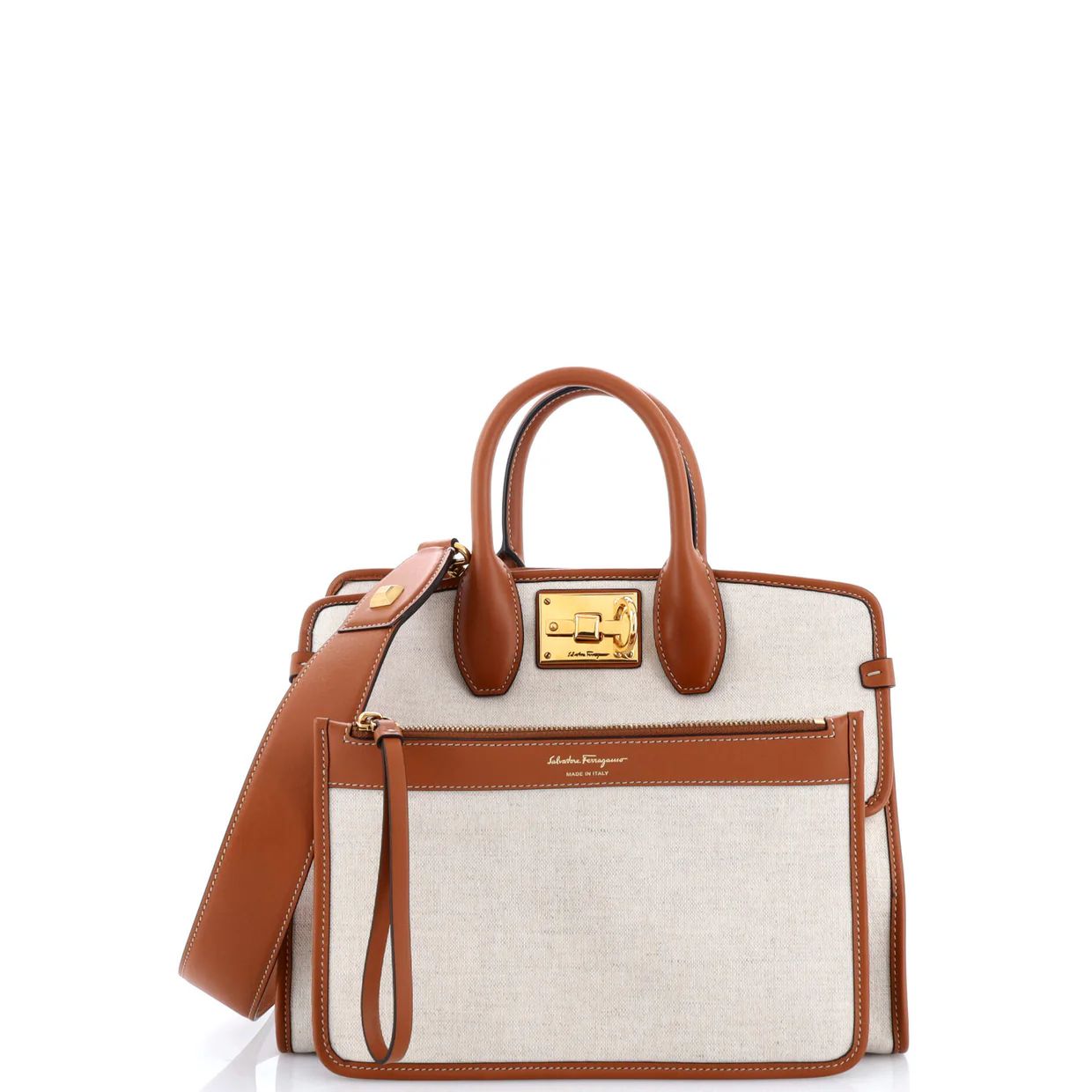 Studio Soft Satchel Canvas Small - Deep Luxury