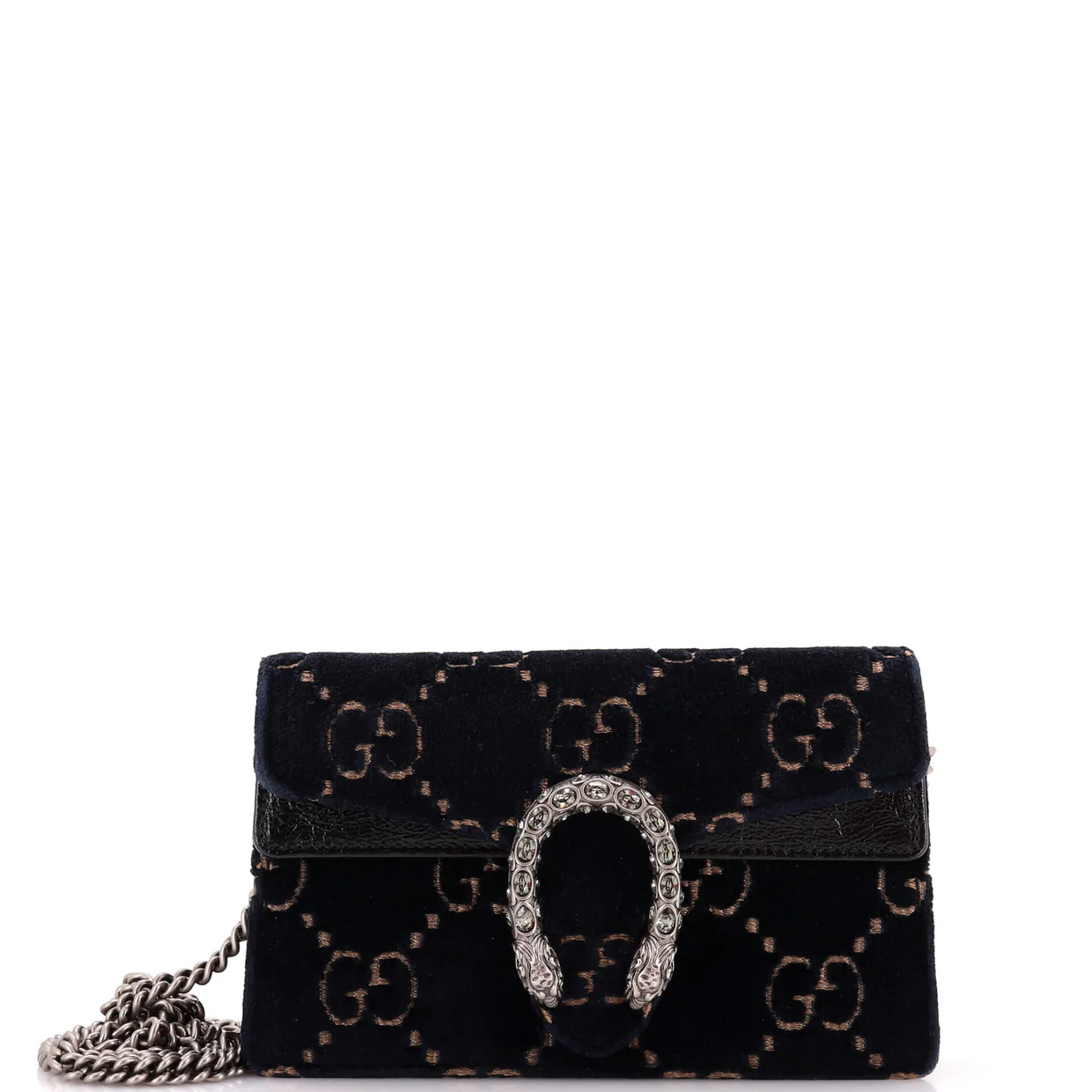 Dionysus Bag GG Velvet Super Mini - Deep Luxury