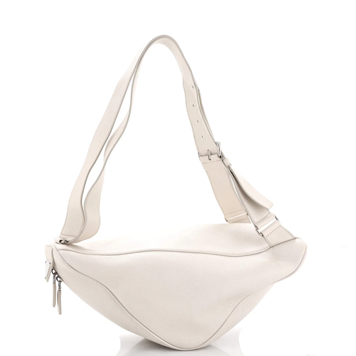 Triangle Zip Backpack Leather - Deep Luxury