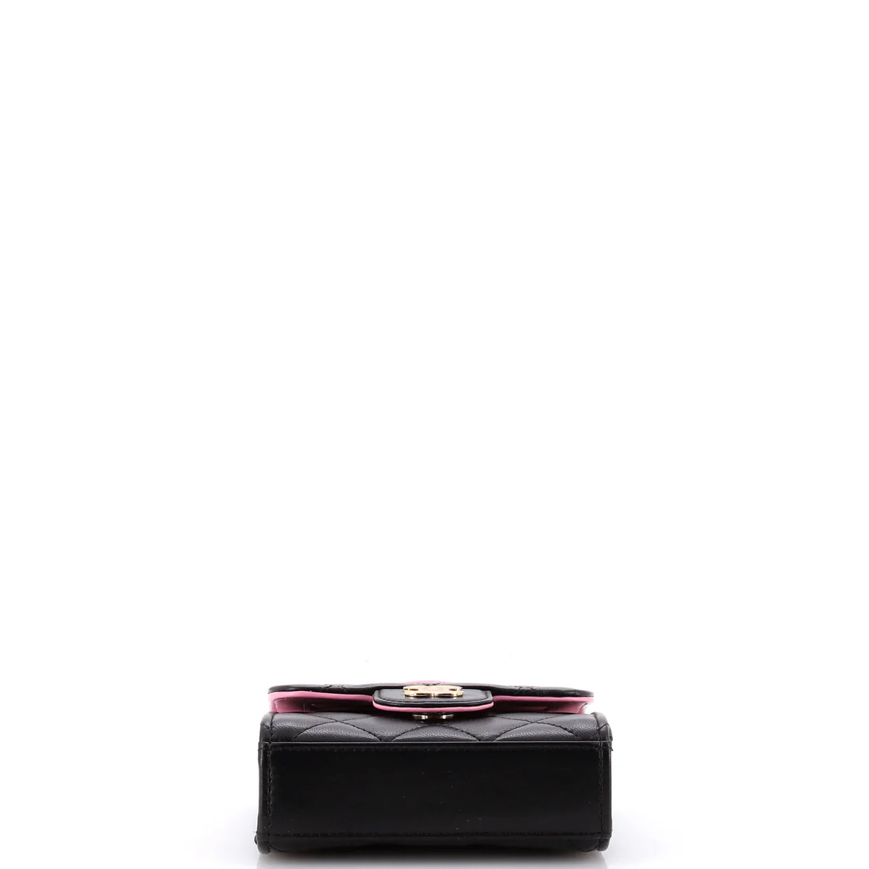 Square Classic Flap Top Handle Clutch with Chain Quilted Lambskin - Deep Luxury