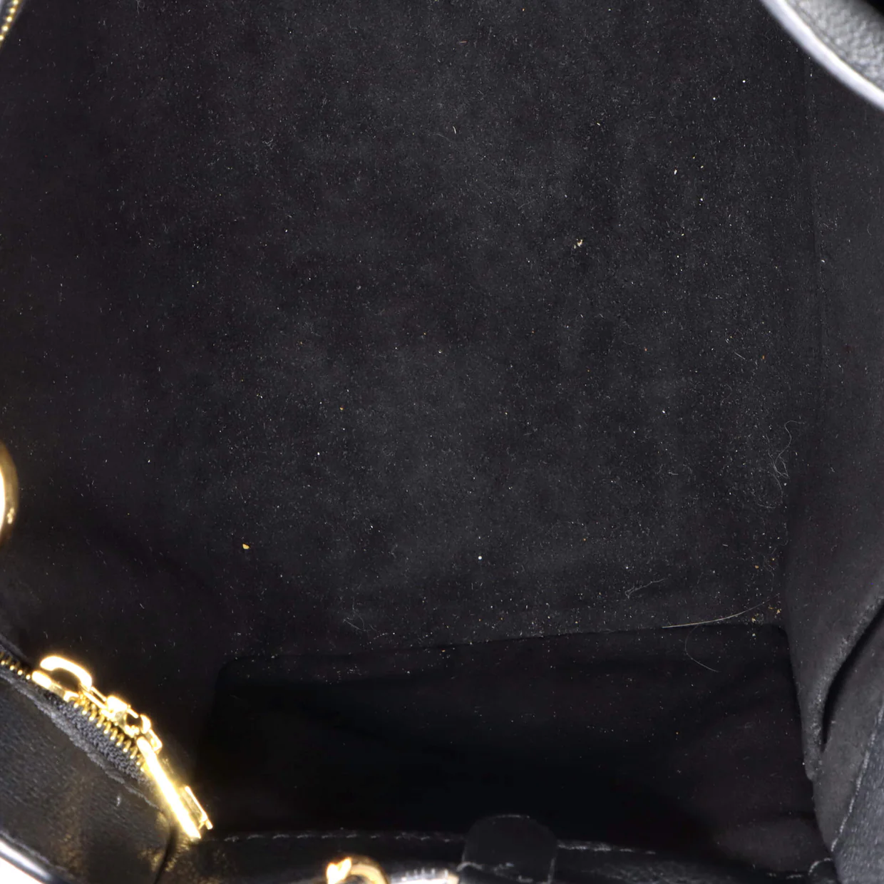 On My Side Tote Leather with Monogram Canvas PM - Deep Luxury