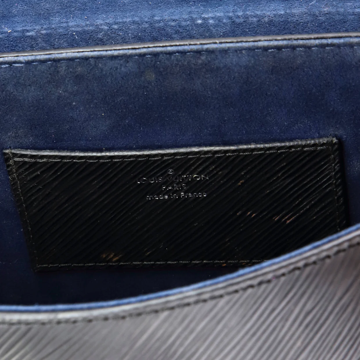 Braided Handle Twist Bag Epi Leather MM - Deep Luxury