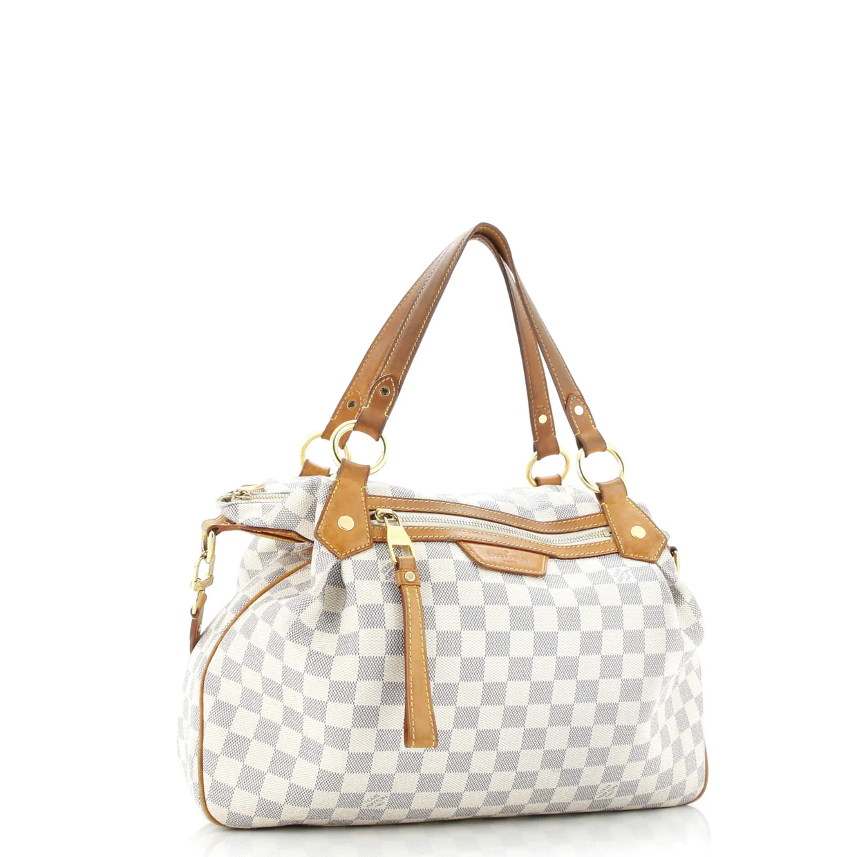 Evora Handbag Damier GM - Deep Luxury