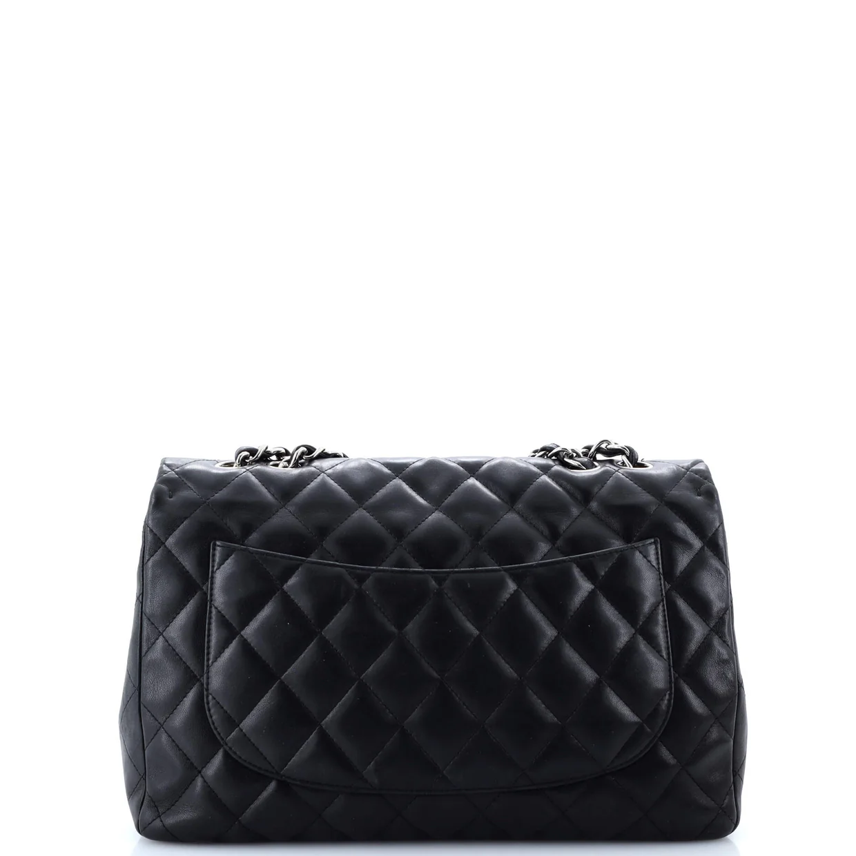 Classic Single Flap Bag Quilted Lambskin Jumbo - Deep Luxury