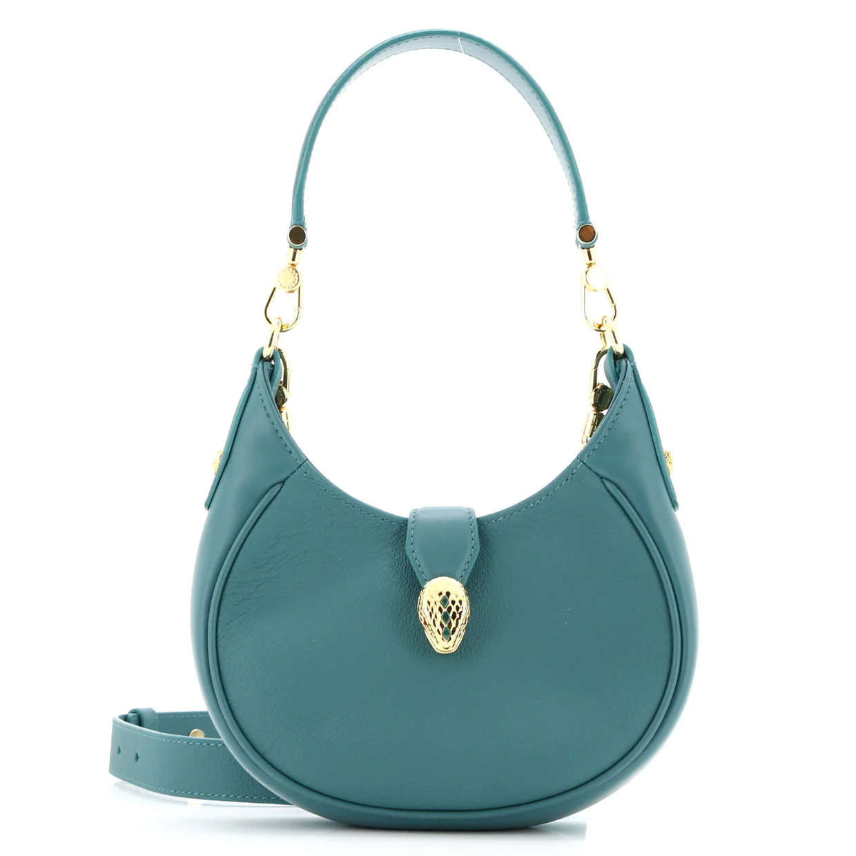 Serpenti Ellipse Crossbody Bag Leather Small - Deep Luxury