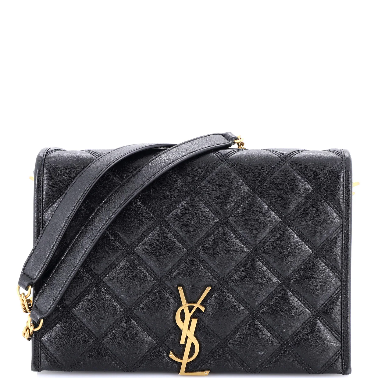 Becky Shoulder Bag Quilted Leather Mini - Deep Luxury