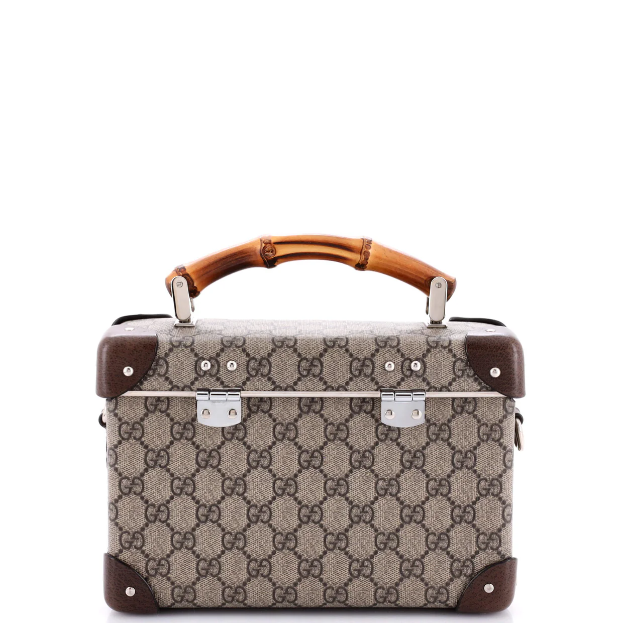 Bamboo Globe-Trotter Vanity Case GG Coated Canvas - Deep Luxury