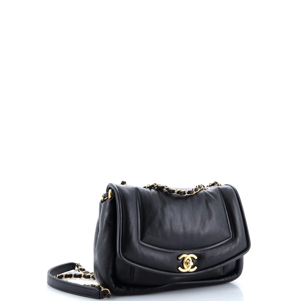 Vintage Puffy Flap Bag Lambskin Small - Deep Luxury