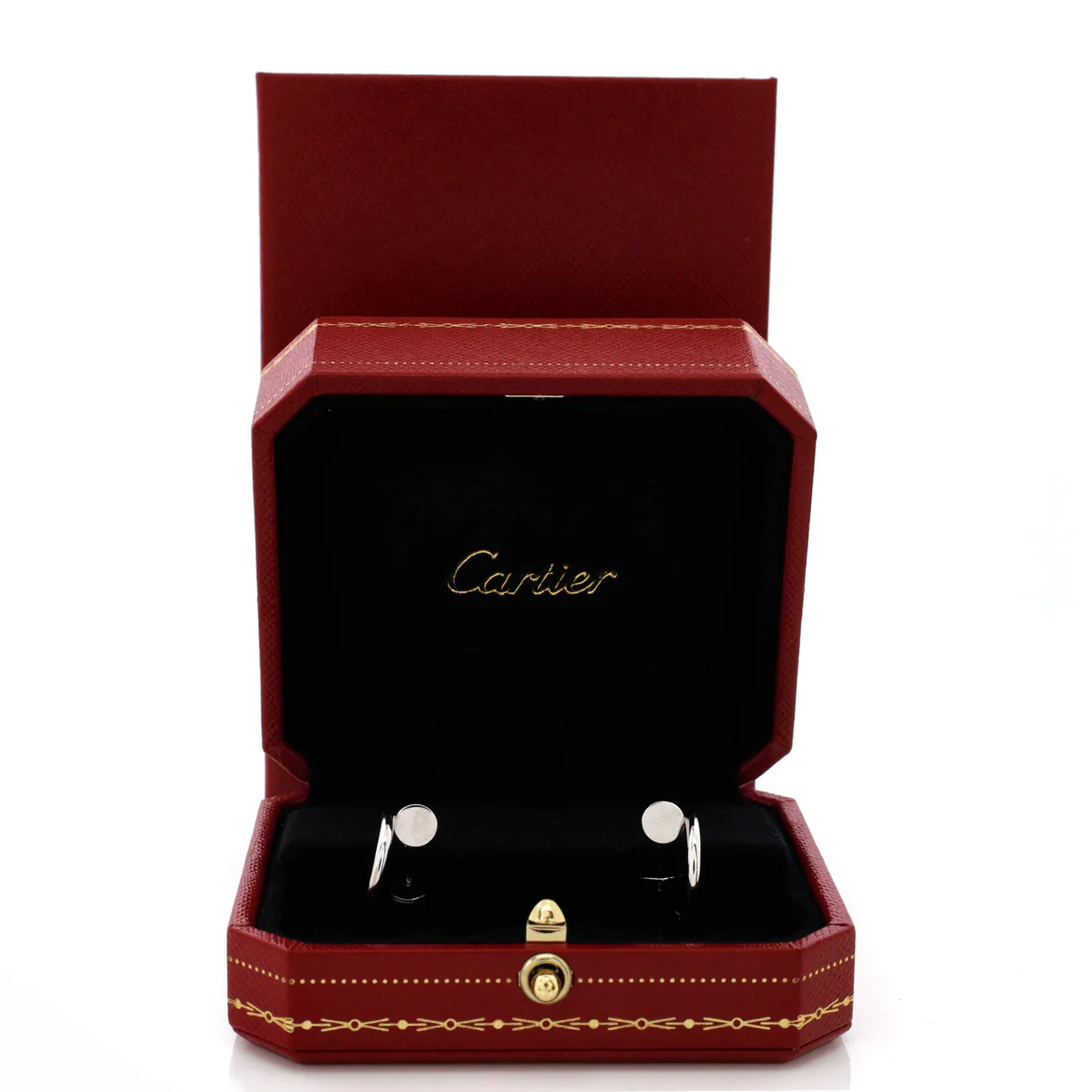Juste un Clou Hoop Earrings 18K White Gold Small - Deep Luxury