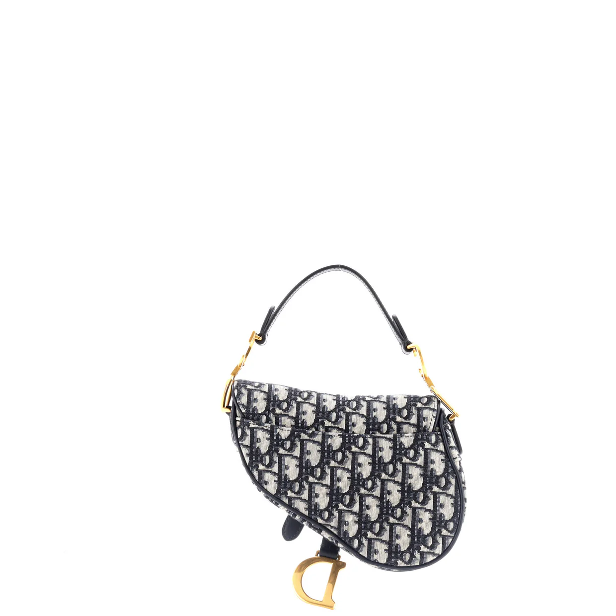 Saddle Handbag Oblique Canvas Mini - Deep Luxury