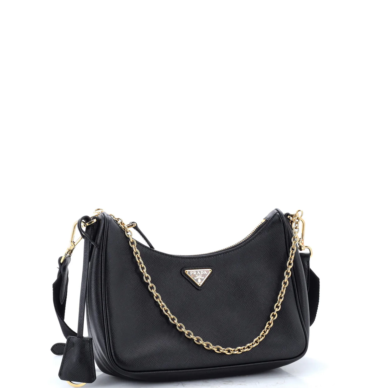 Re-Edition 2005 Shoulder Bag Saffiano Leather Small - Deep Luxury