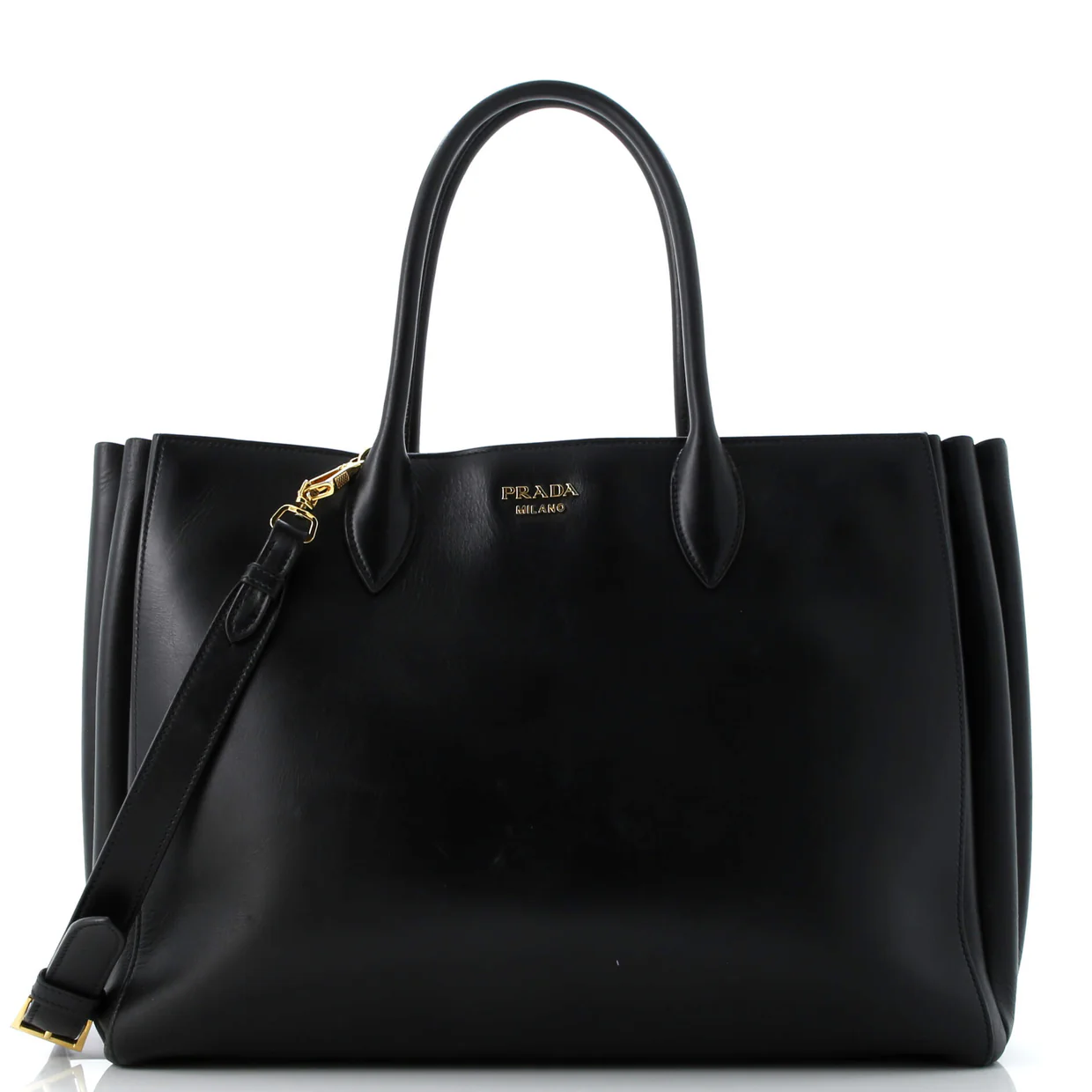 Soft Bibliotheque Tote City Calfskin Large - Deep Luxury