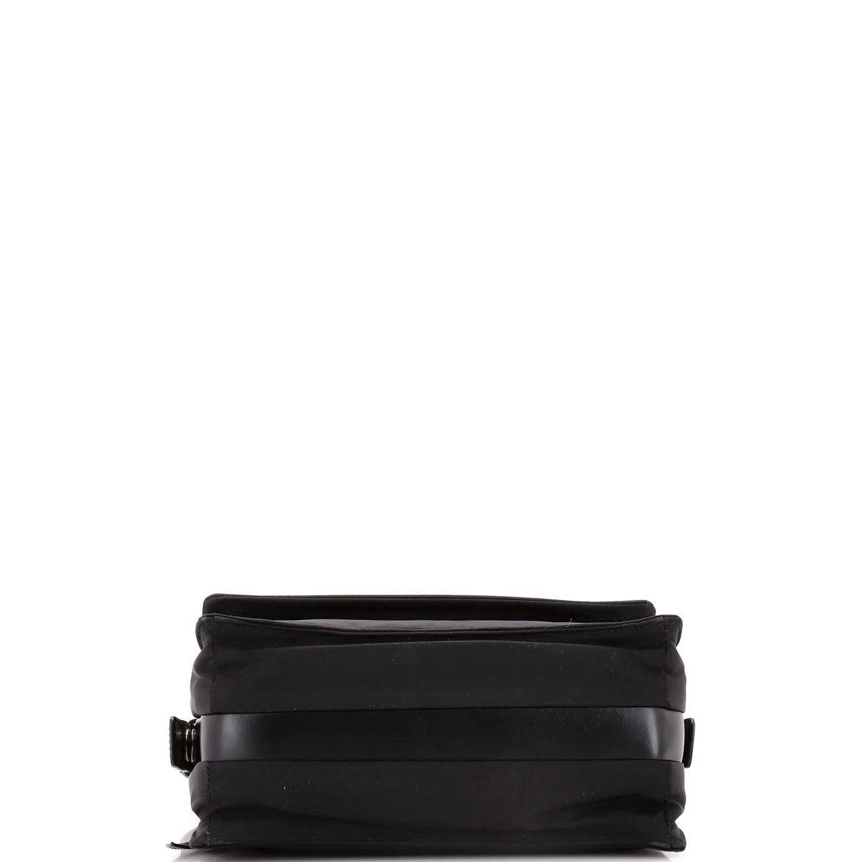 Padded Flap Shoulder Bag Re-Nylon Small - Deep Luxury