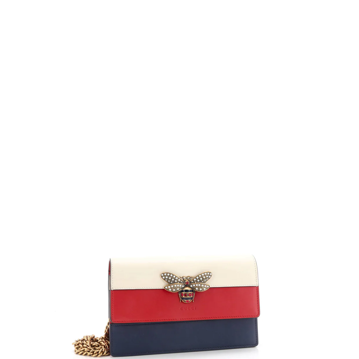 Queen Margaret Chain Wallet Leather Mini - Deep Luxury