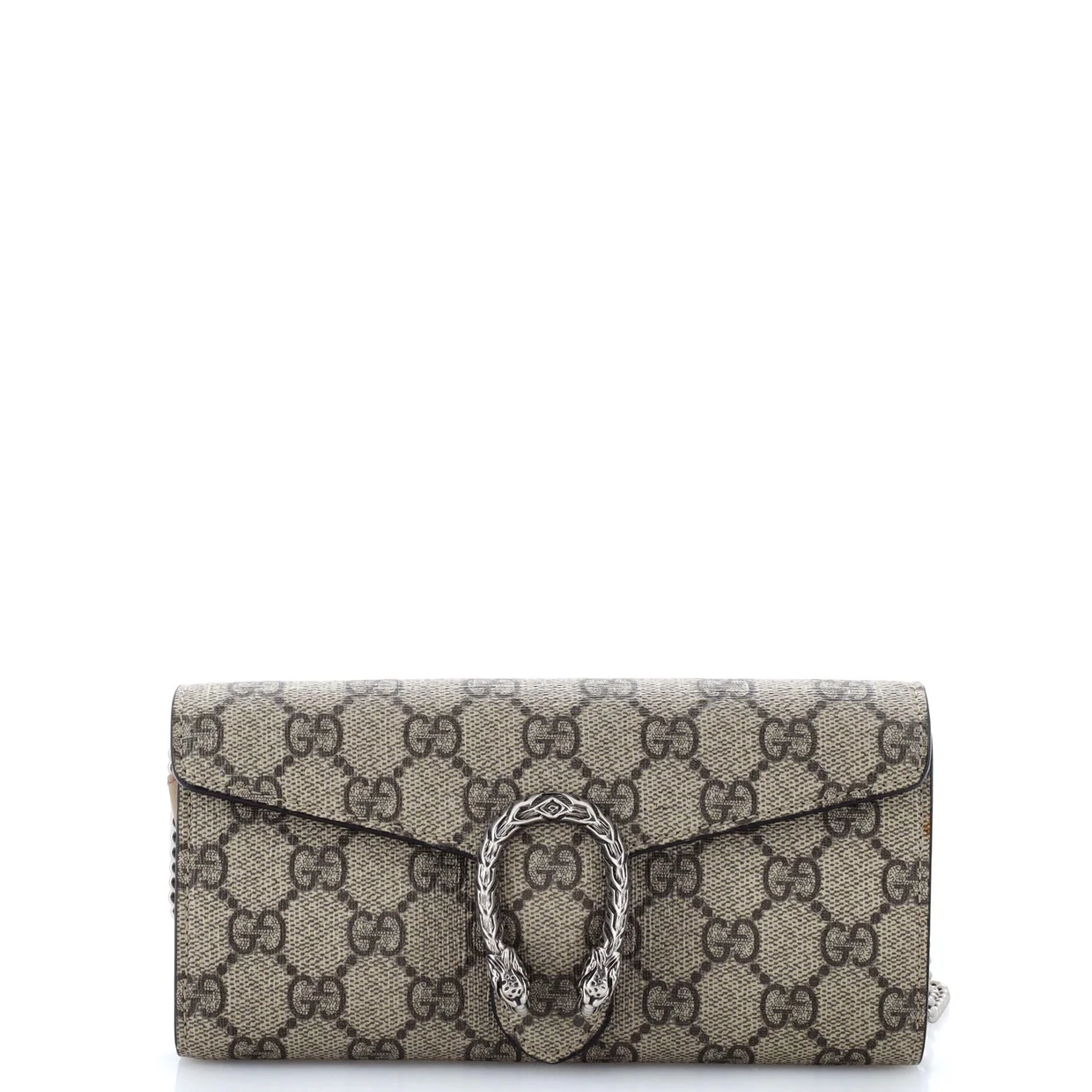Dionysus Chain Wallet GG Coated Canvas Long - Deep Luxury