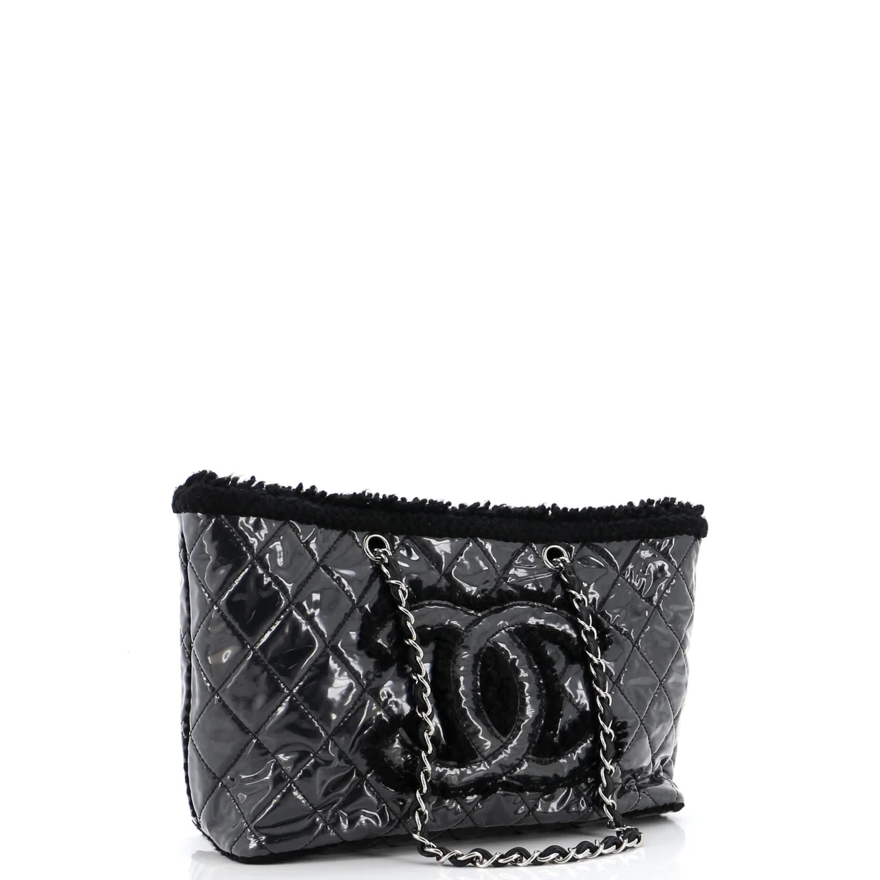 Funny Tweed Tote Quilted Vinyl Small - Deep Luxury