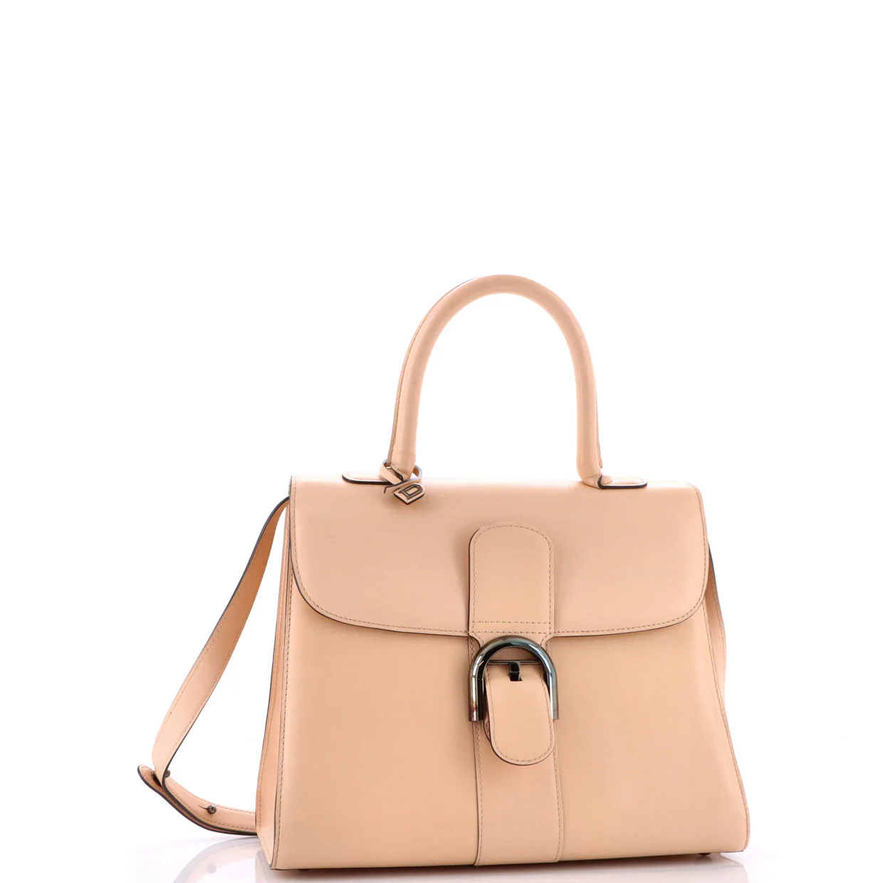 Brillant Top Handle Bag Leather MM - Deep Luxury