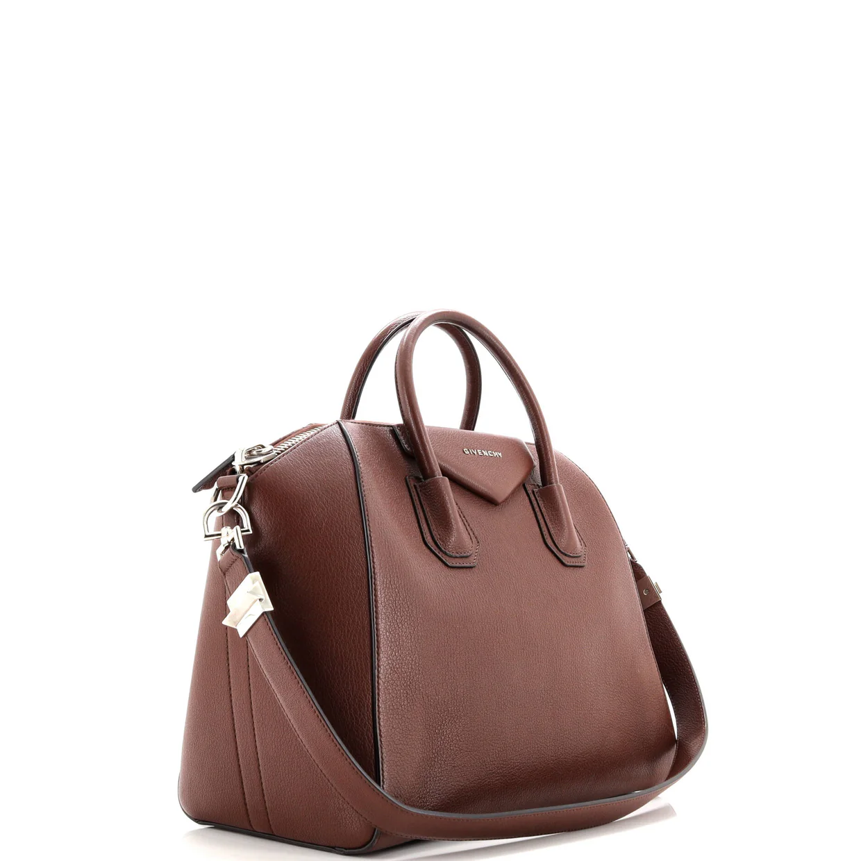 Antigona Bag Leather Medium - Deep Luxury