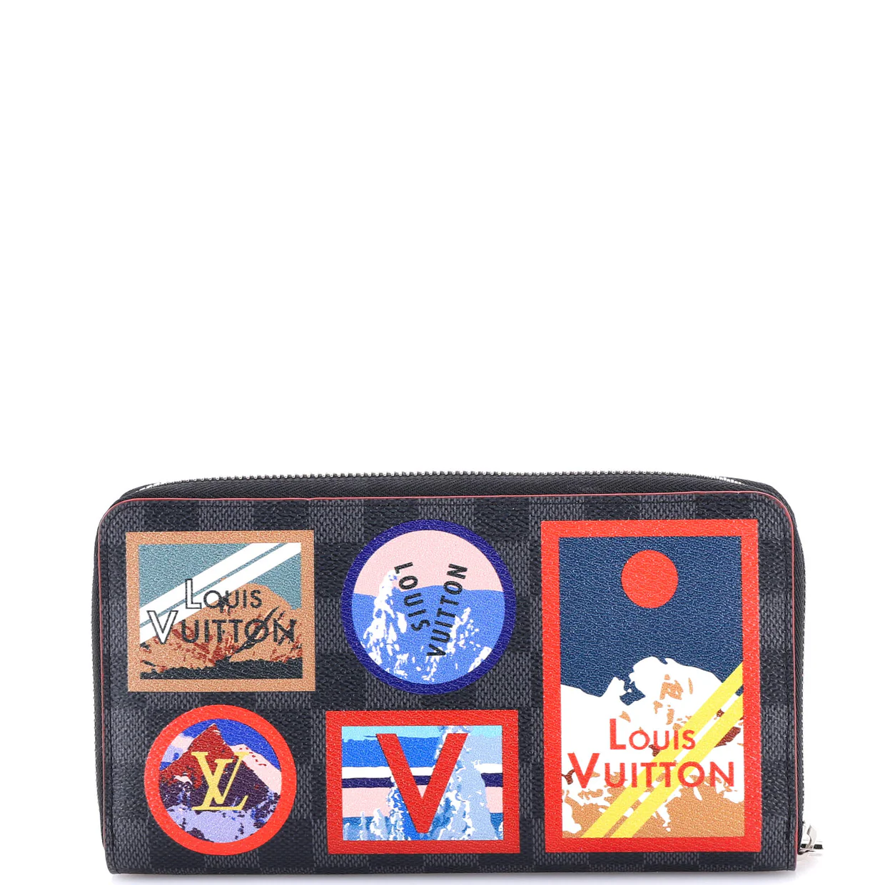 Zippy Organizer Alps Patches Damier Graphite - Deep Luxury