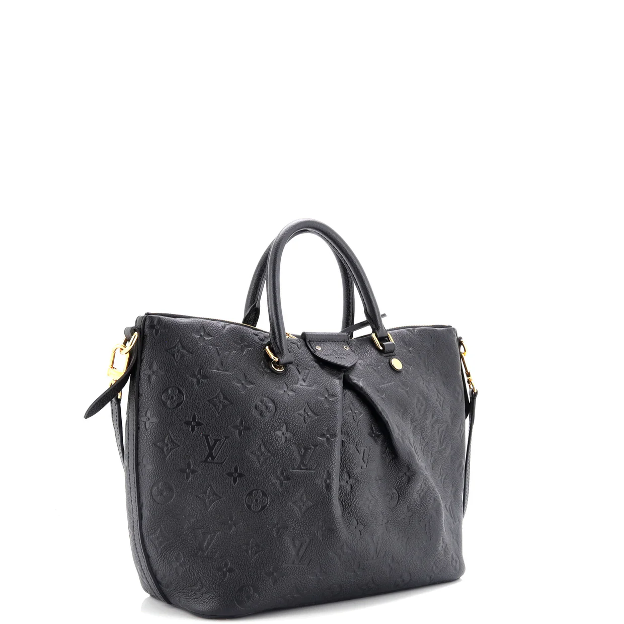 Mazarine Handbag Monogram Empreinte Leather MM - Deep Luxury