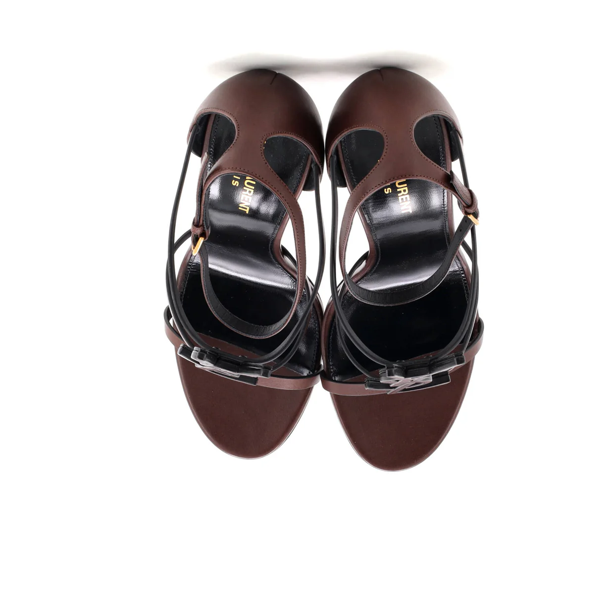 Women's Cassandra Heeled Sandals Leather 100 - Deep Luxury