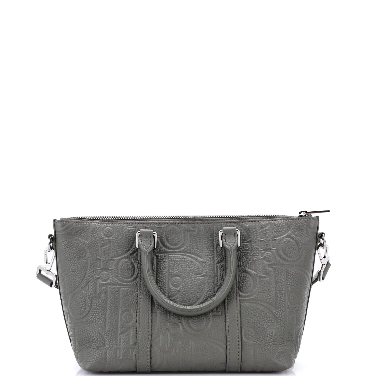 Weekender Convertible Tote Maxi Oblique Embossed Leather 25 - Deep Luxury
