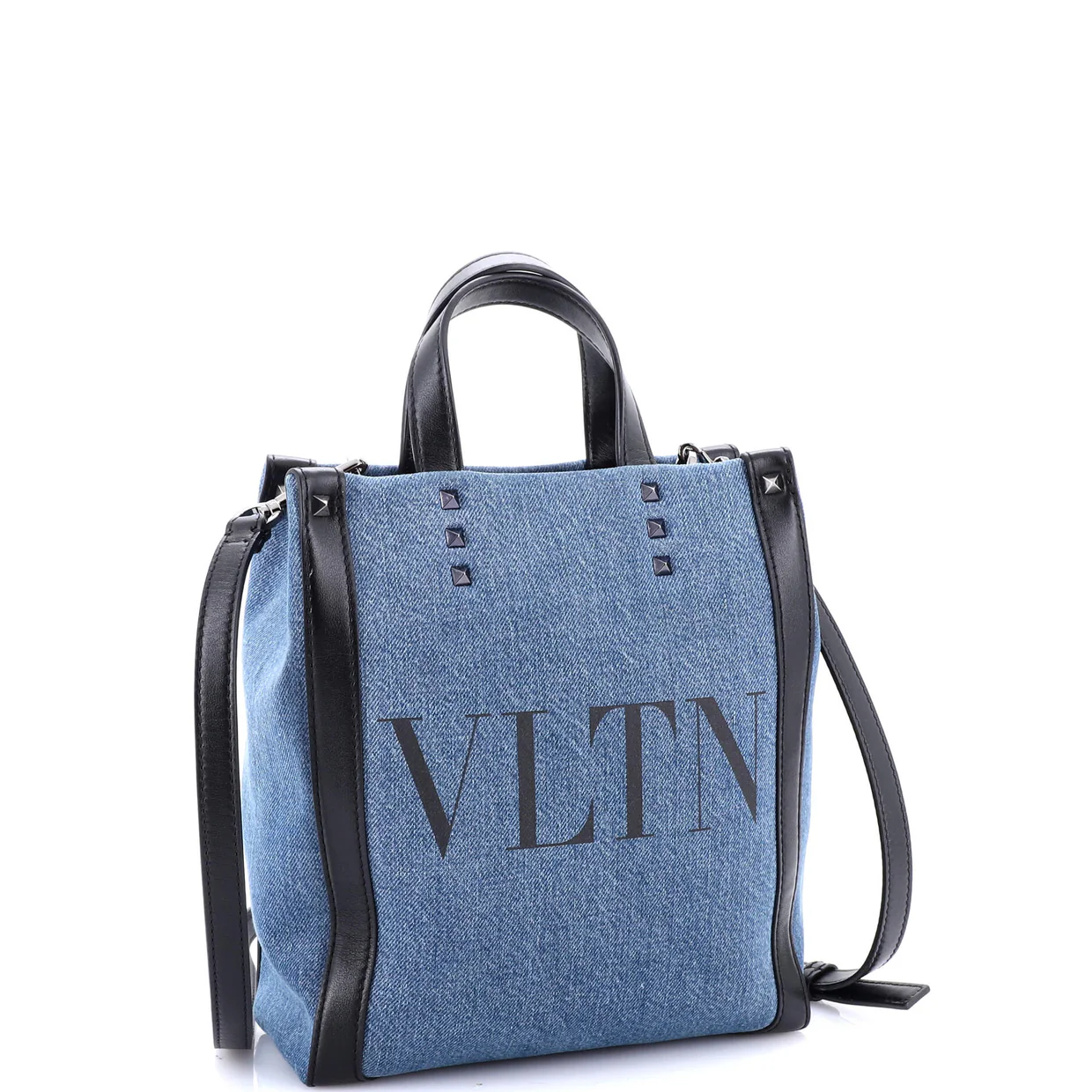 Grande Plage VLTN Tote Denim Mini - Deep Luxury