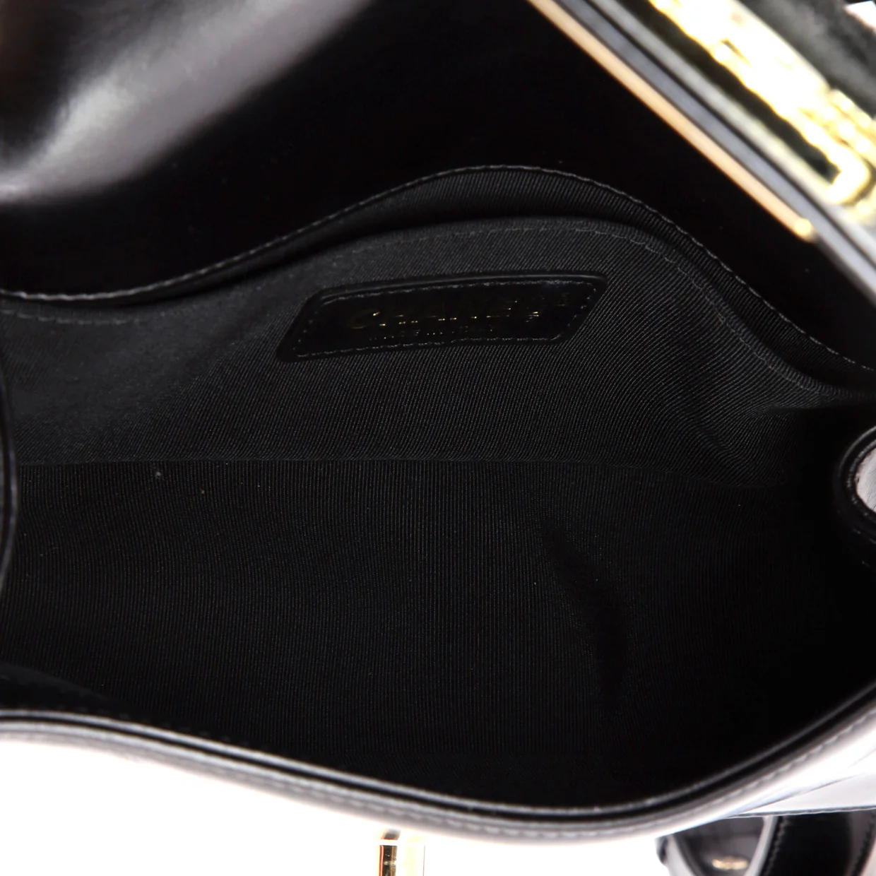 Boy Flap Bag Shearling with Leather Small - Deep Luxury