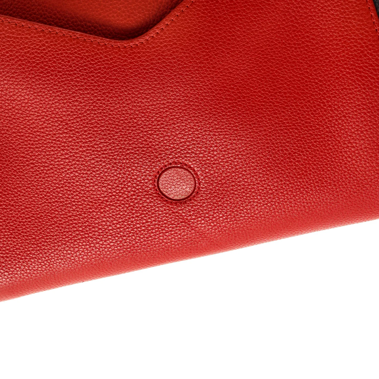 Double V Handbag Calfskin with Monogram Canvas - Deep Luxury