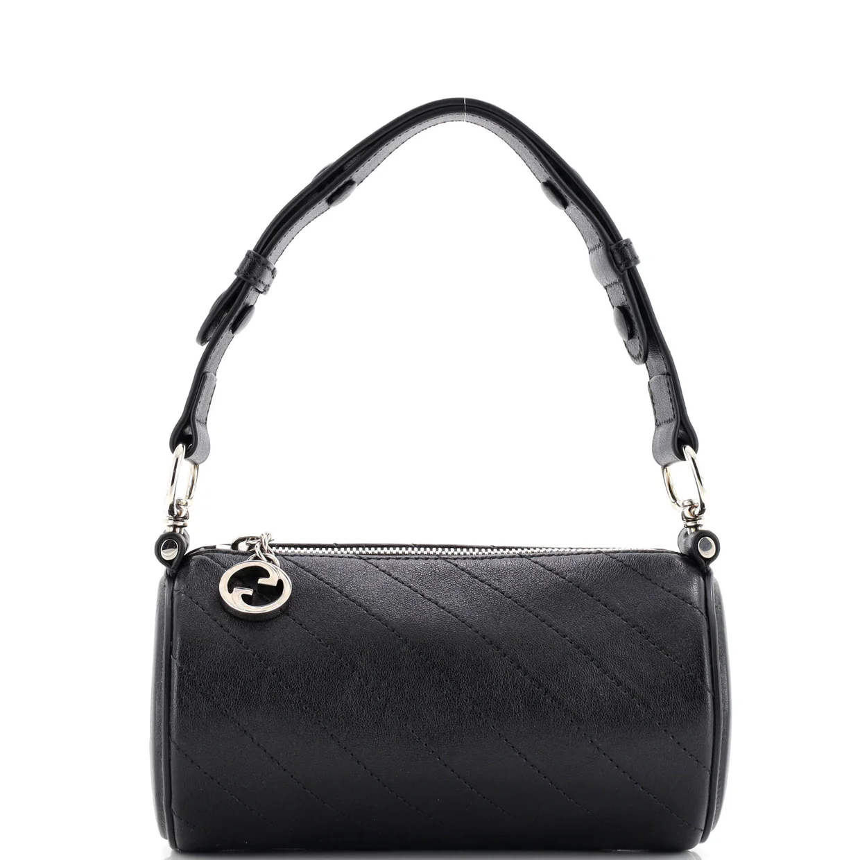 Blondie Shoulder Bag Diagonal Quilted Leather Mini - Deep Luxury