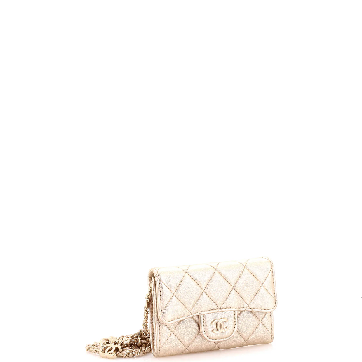 Classic Flap Chain Belt Bag Quilted Lambskin Mini - Deep Luxury
