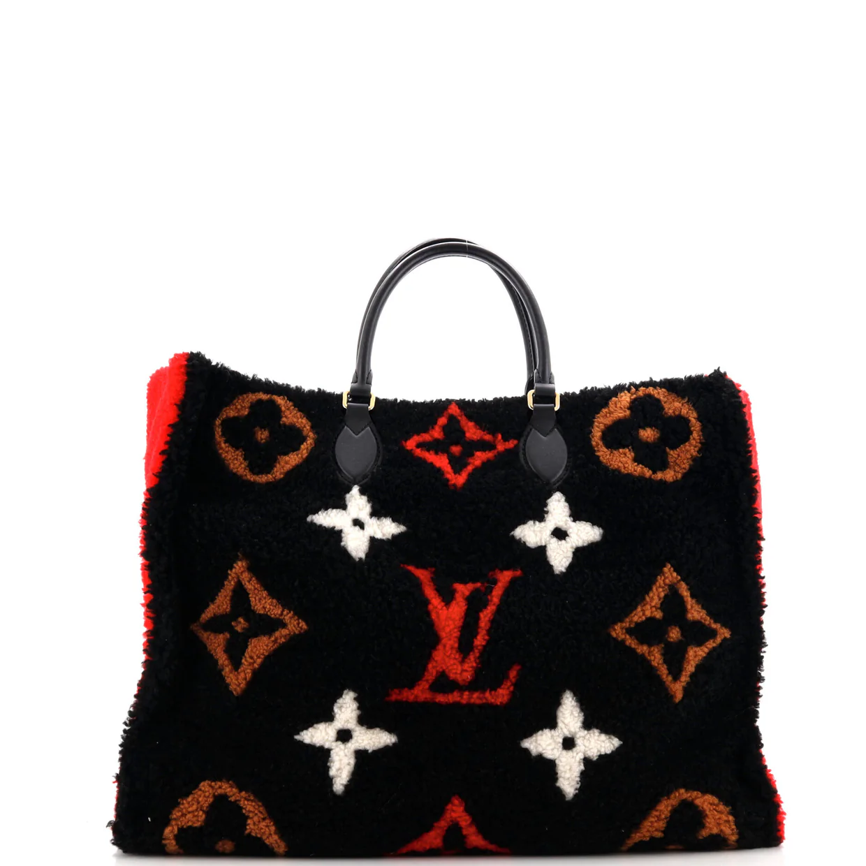 OnTheGo Tote Monogram Giant Teddy Fleece GM - Deep Luxury