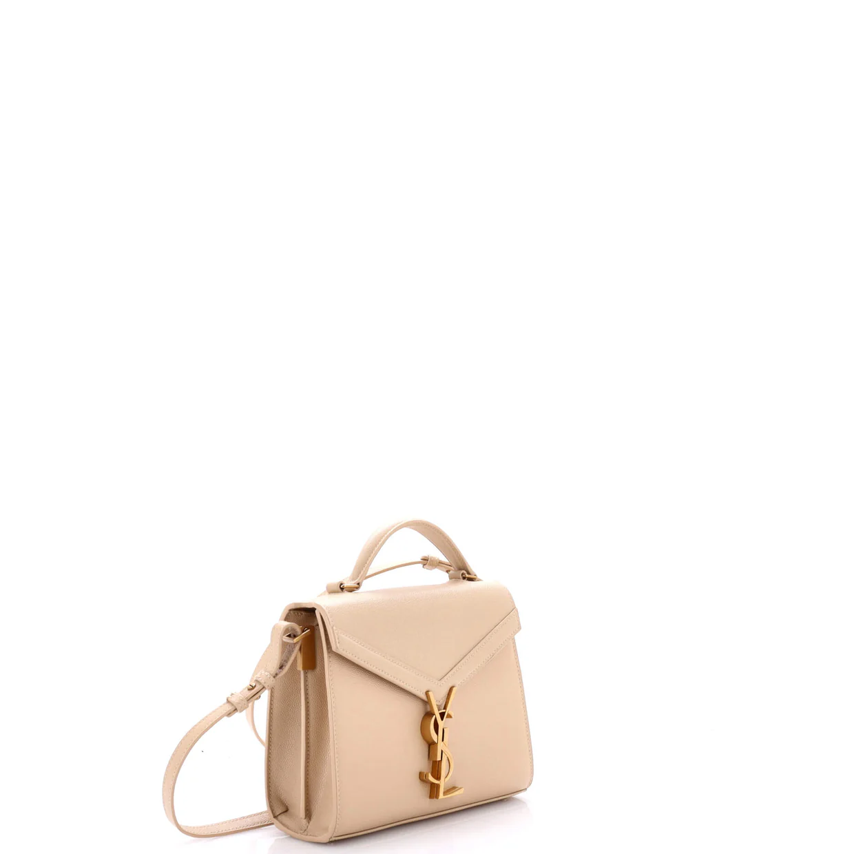 Cassandra Top Handle Bag Leather Mini - Deep Luxury