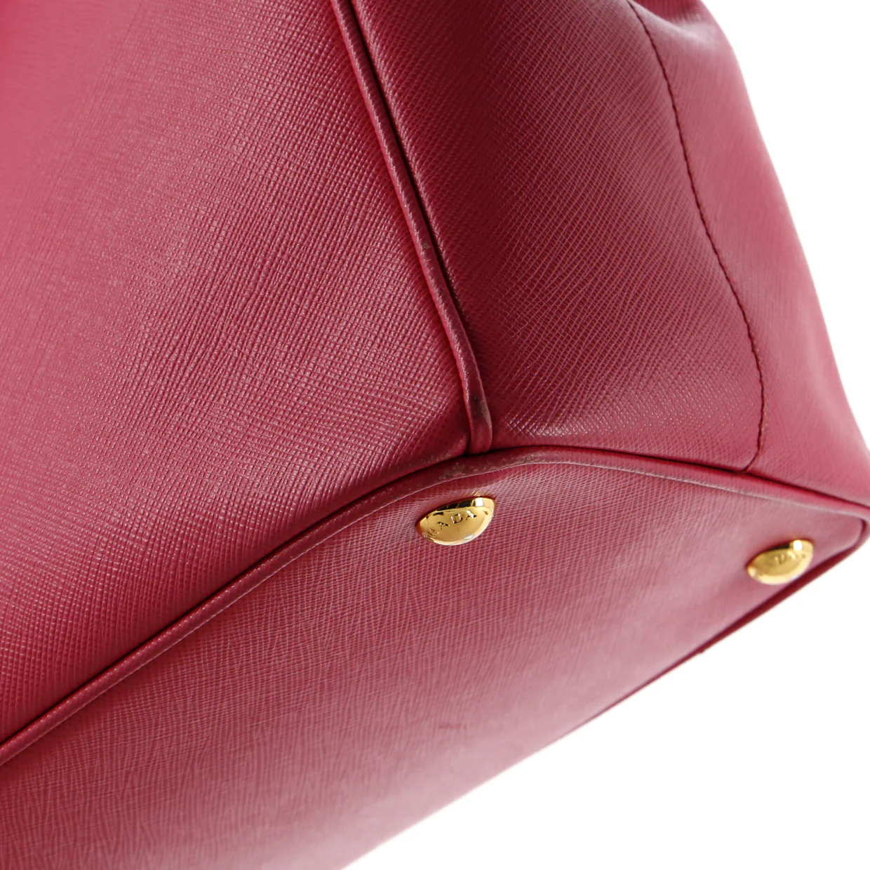 Double Zip Lux Tote Saffiano Leather Large - Deep Luxury
