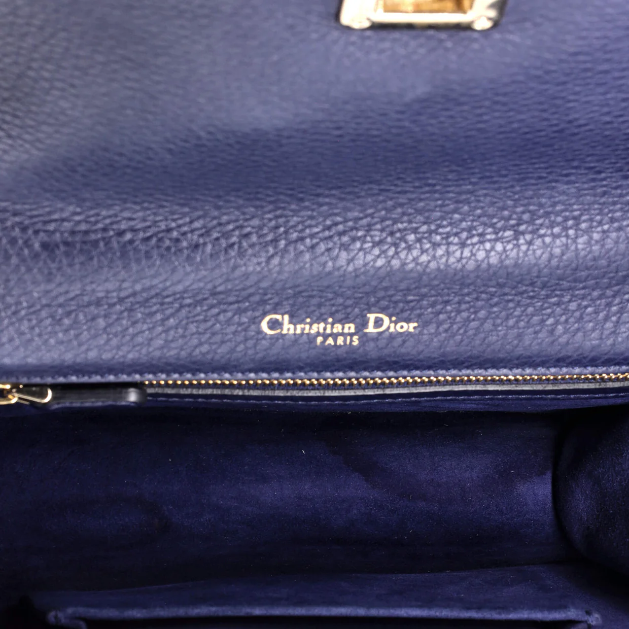 Diorama Flap Bag Grained Calfskin Small - Deep Luxury