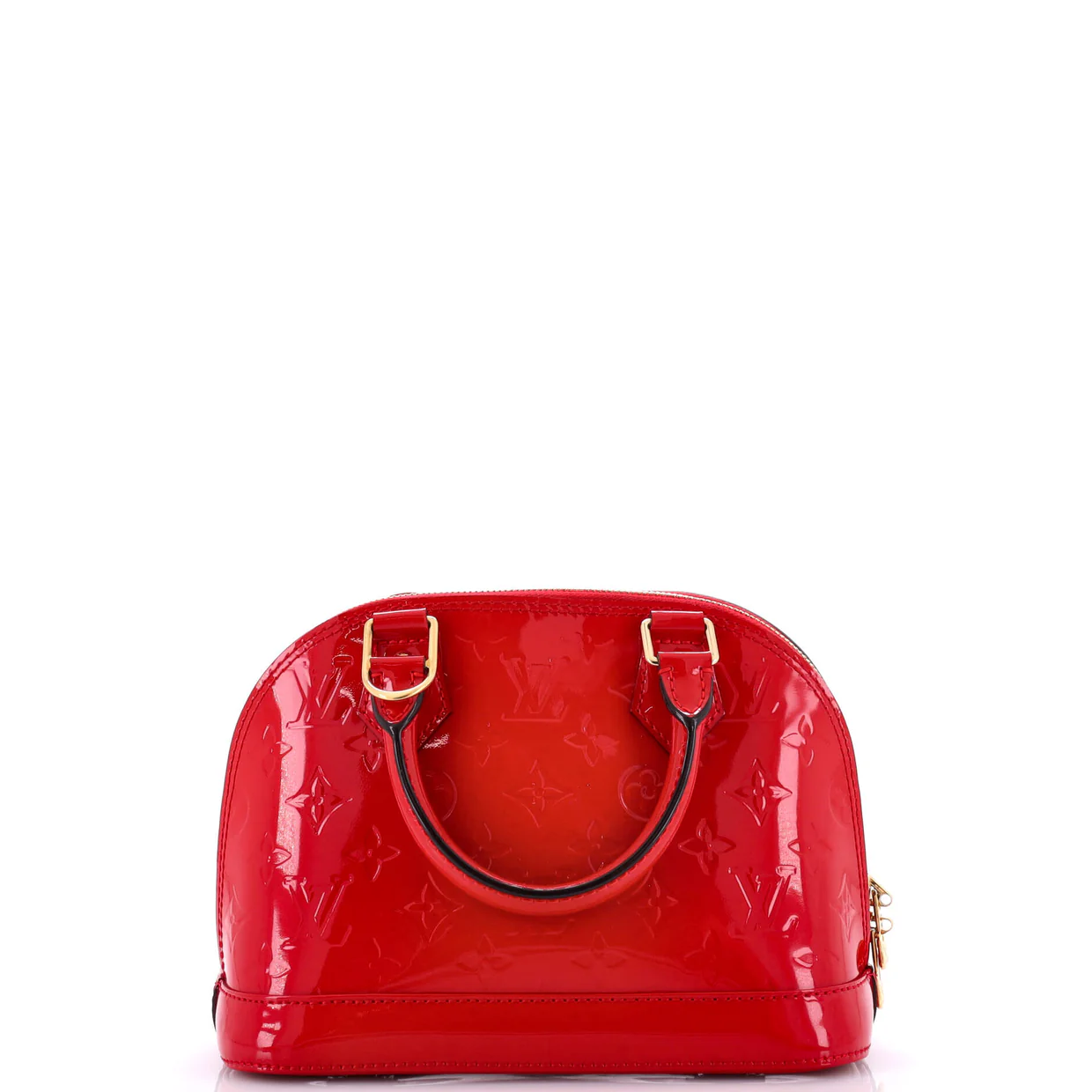 Alma Handbag Monogram Vernis BB - Deep Luxury