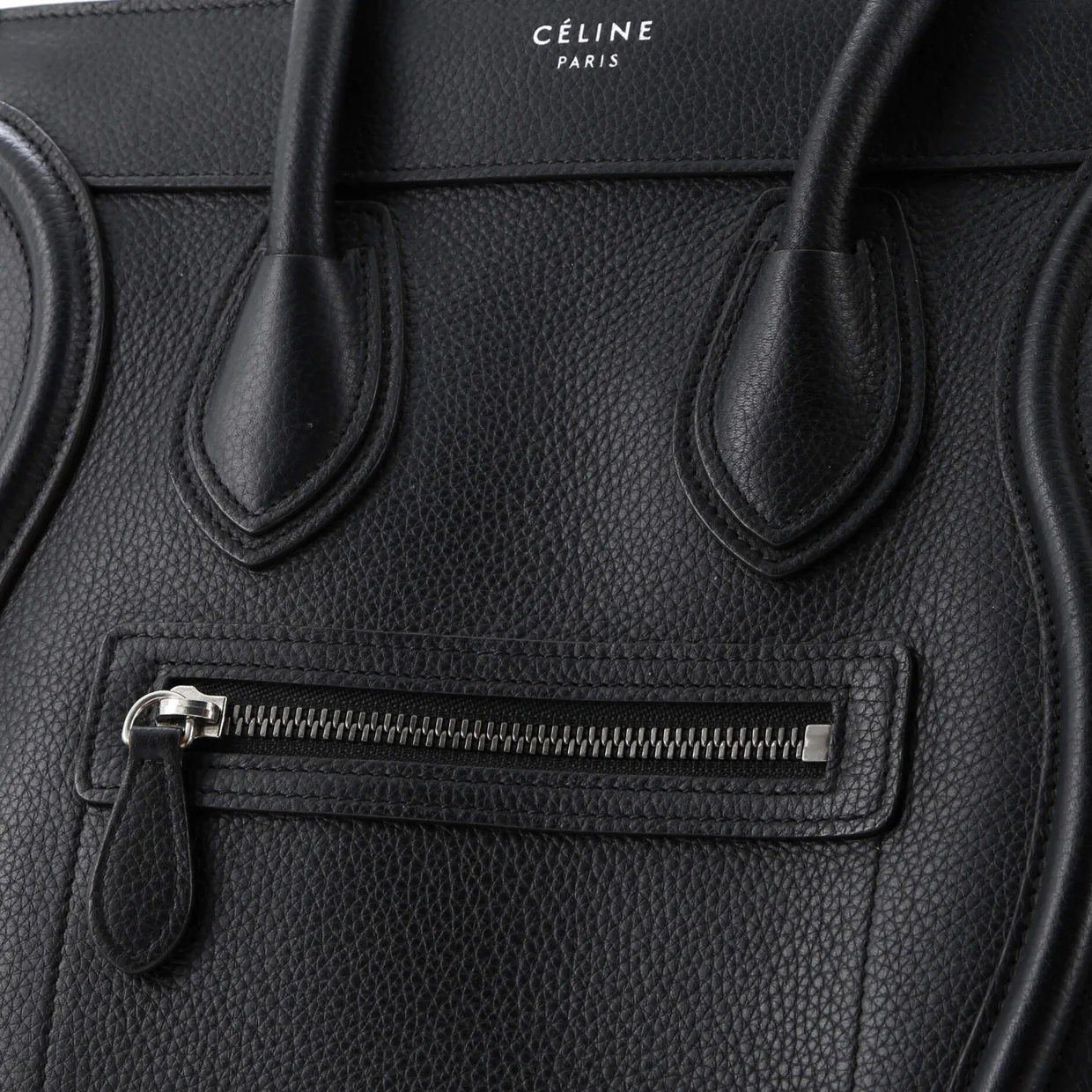 Luggage Bag Grainy Leather Micro - Deep Luxury