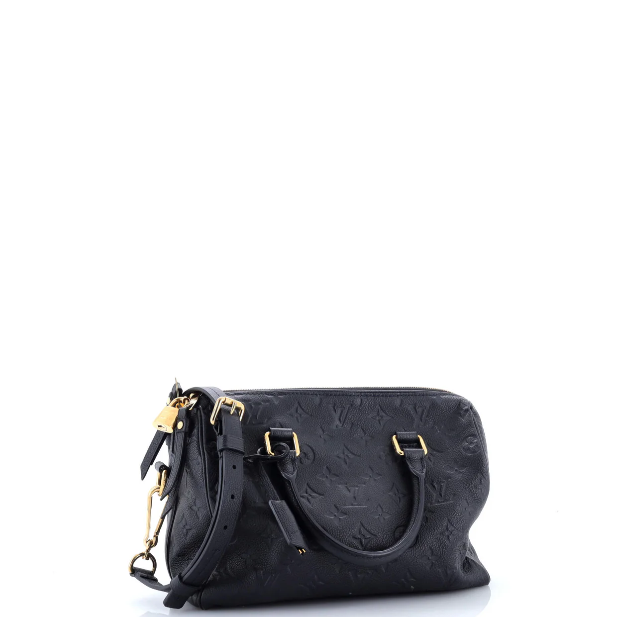 Speedy Bandouliere Bag Monogram Empreinte Leather 25 - Deep Luxury