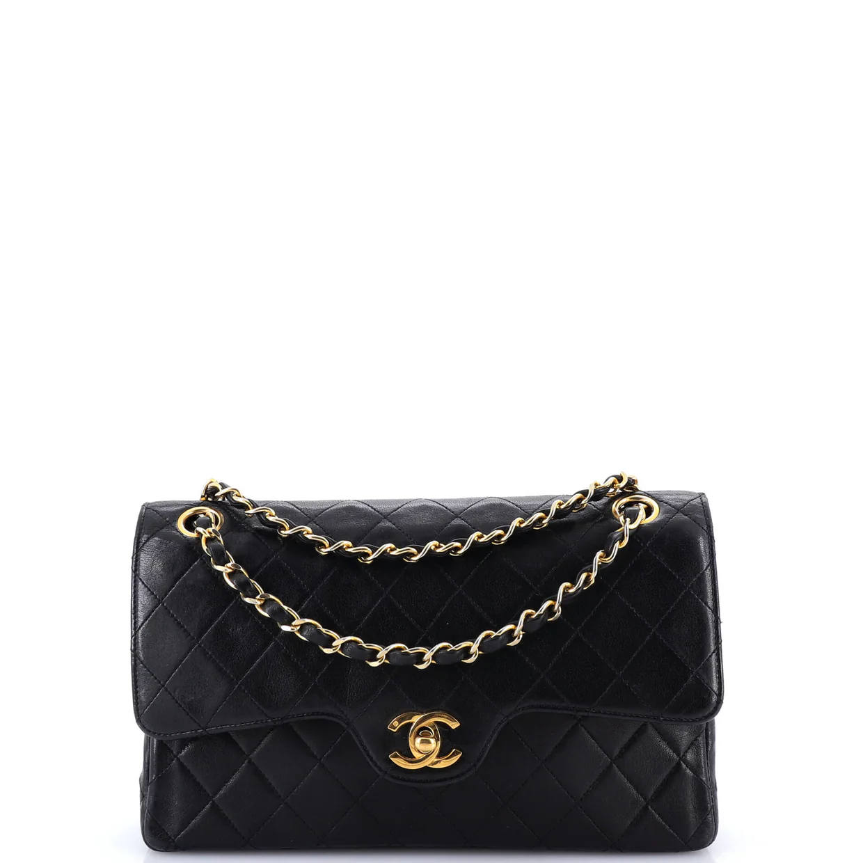 Vintage Classic Double Flap Bag Quilted Lambskin Medium - Deep Luxury