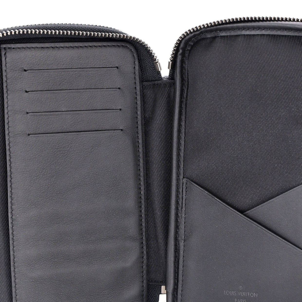 Double Phone Pouch Reverse Monogram Eclipse Canvas - Deep Luxury