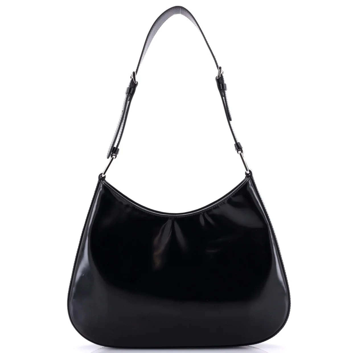 Cleo Shoulder Bag Spazzolato Leather Large - Deep Luxury