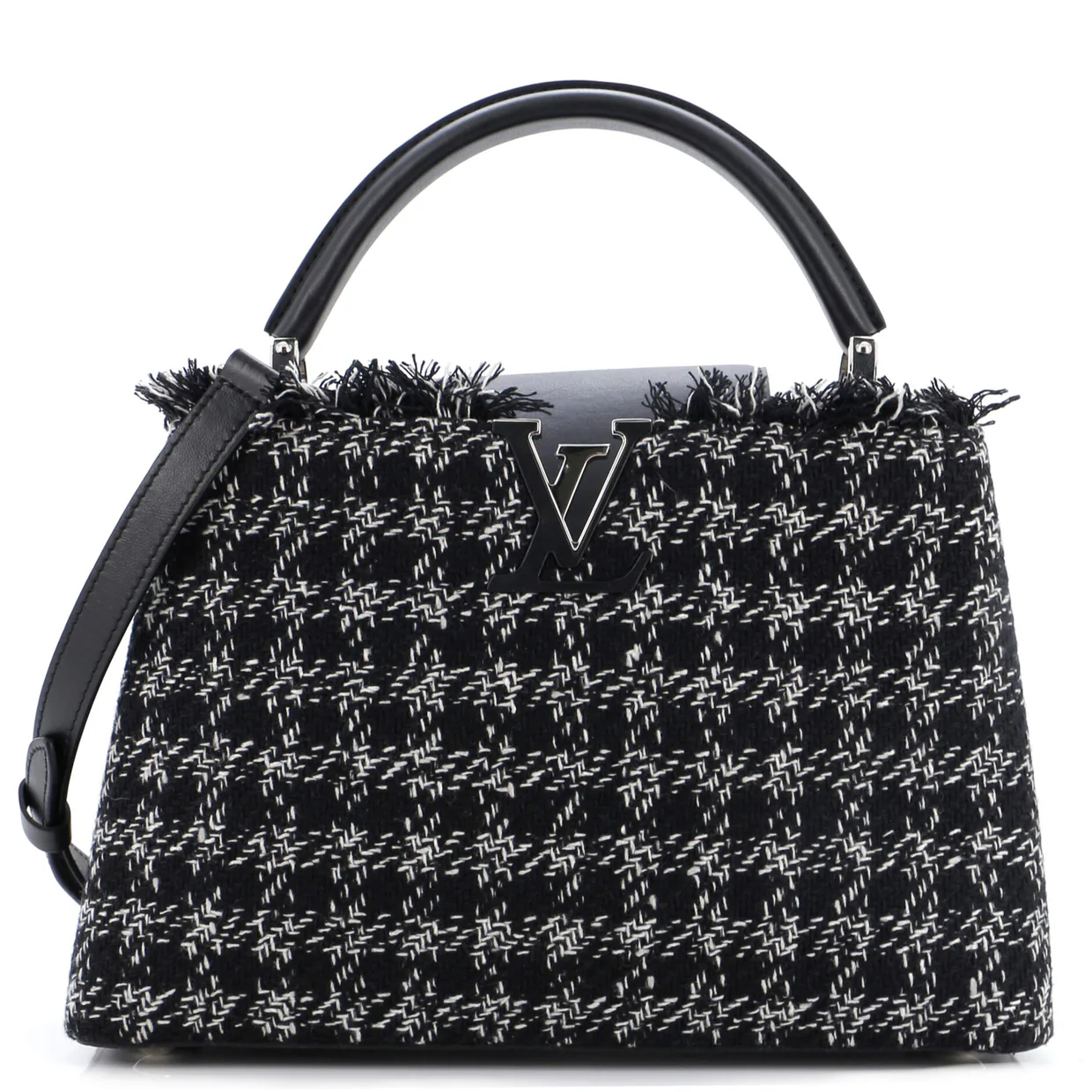 Capucines Bag Tweed PM - Deep Luxury