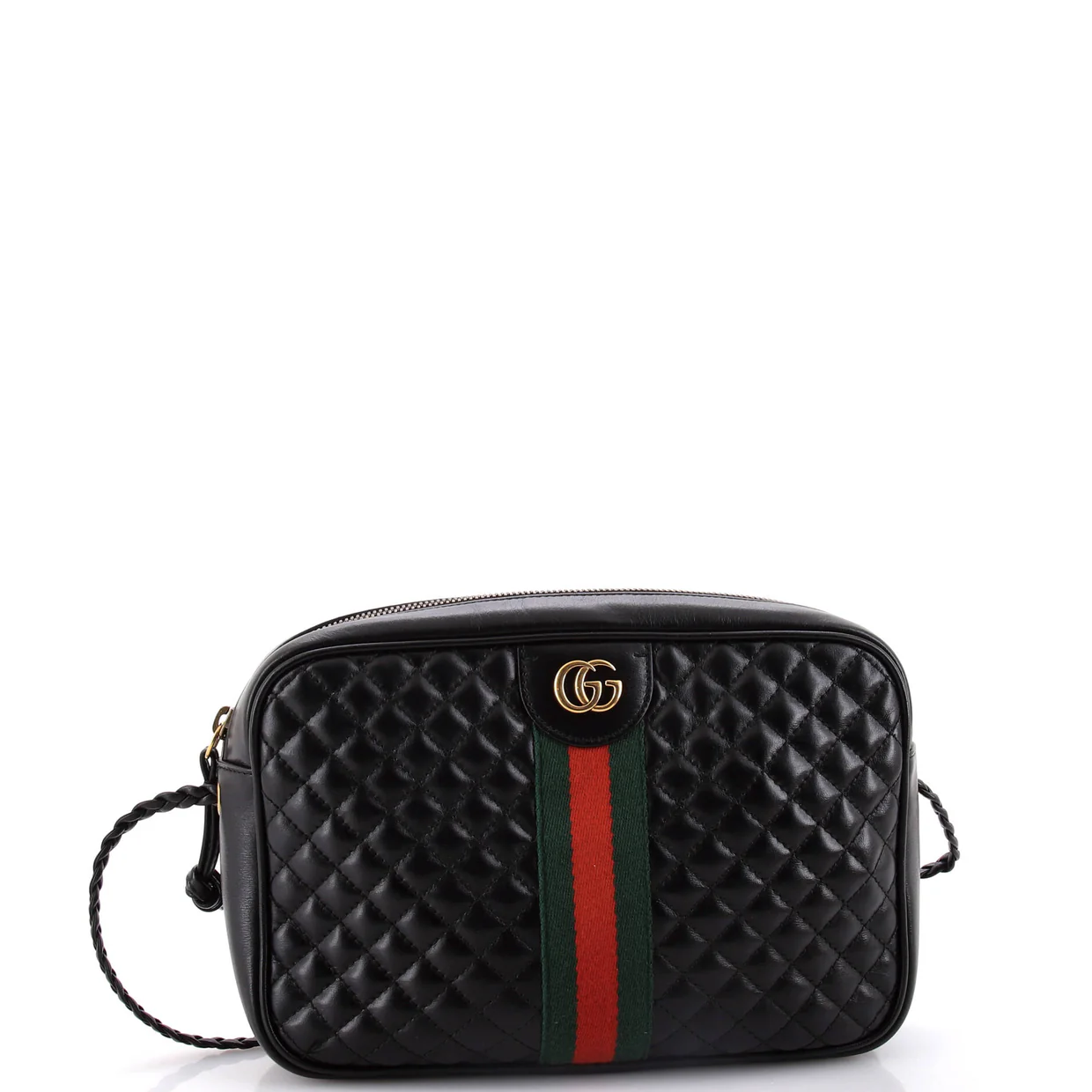 Trapuntata Camera Bag Quilted Leather Small - Deep Luxury